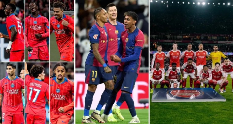 PSG, Barca, Arsenal khẳng định vị thế ứng viên hàng đầu cho ngôi vương