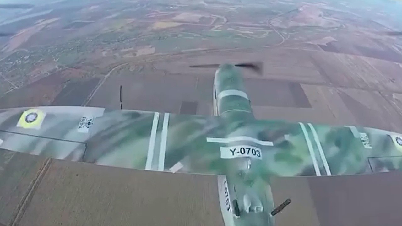 UAV Nga nhắm mục tiêu ở Ukraine (ảnh: RIA Novosti)