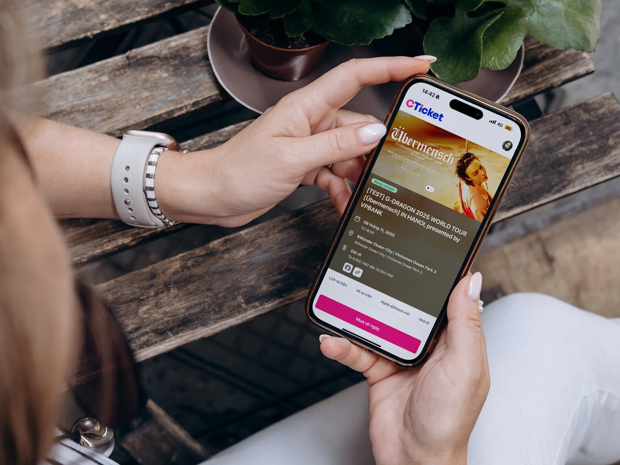 Toàn bộ vé presale của show diễn trên CTicket ngày 8 và 9/11 đã được bán hết nhanh chóng