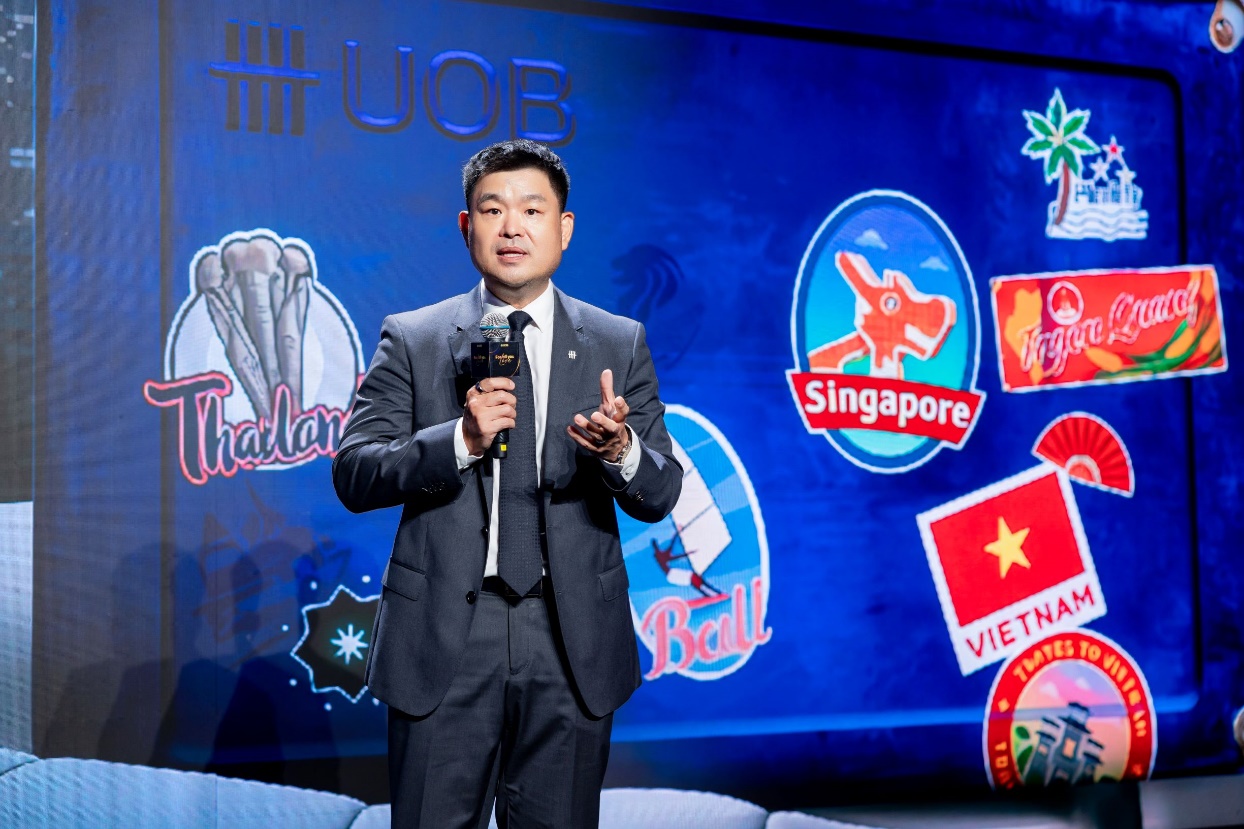 Ông Paul Kim – Giám đốc Khối Dịch vụ Tài chính Cá nhân, Ngân hàng UOB Việt Nam chia sẻ tại sự kiện ra mắt thẻ