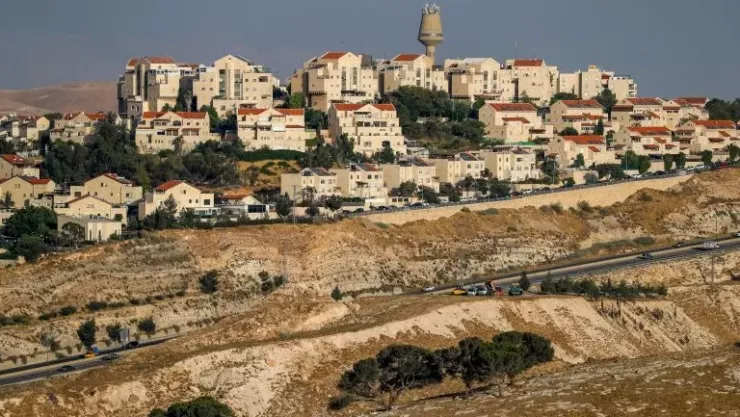 Một khu vực ở Bờ Tây. Ảnh: AFP