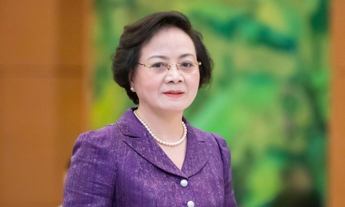 Quốc hội miễn nhiệm chức vụ Bộ trưởng Nội vụ đối với bà Phạm Thị Thanh Trà để nhận nhiệm vụ mới. Ảnh: Hoàng Phong