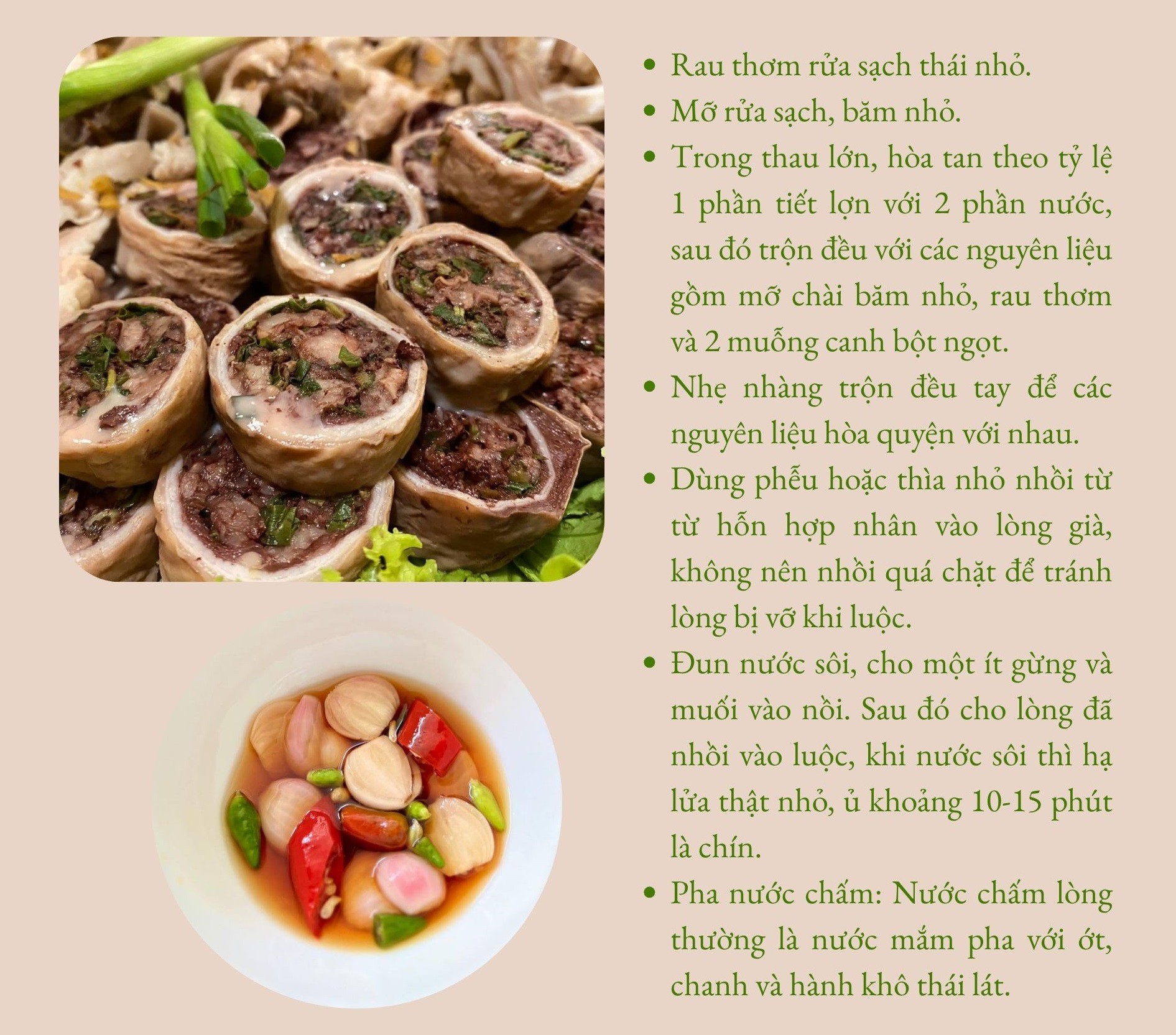 Những món lòng lợn ngon 