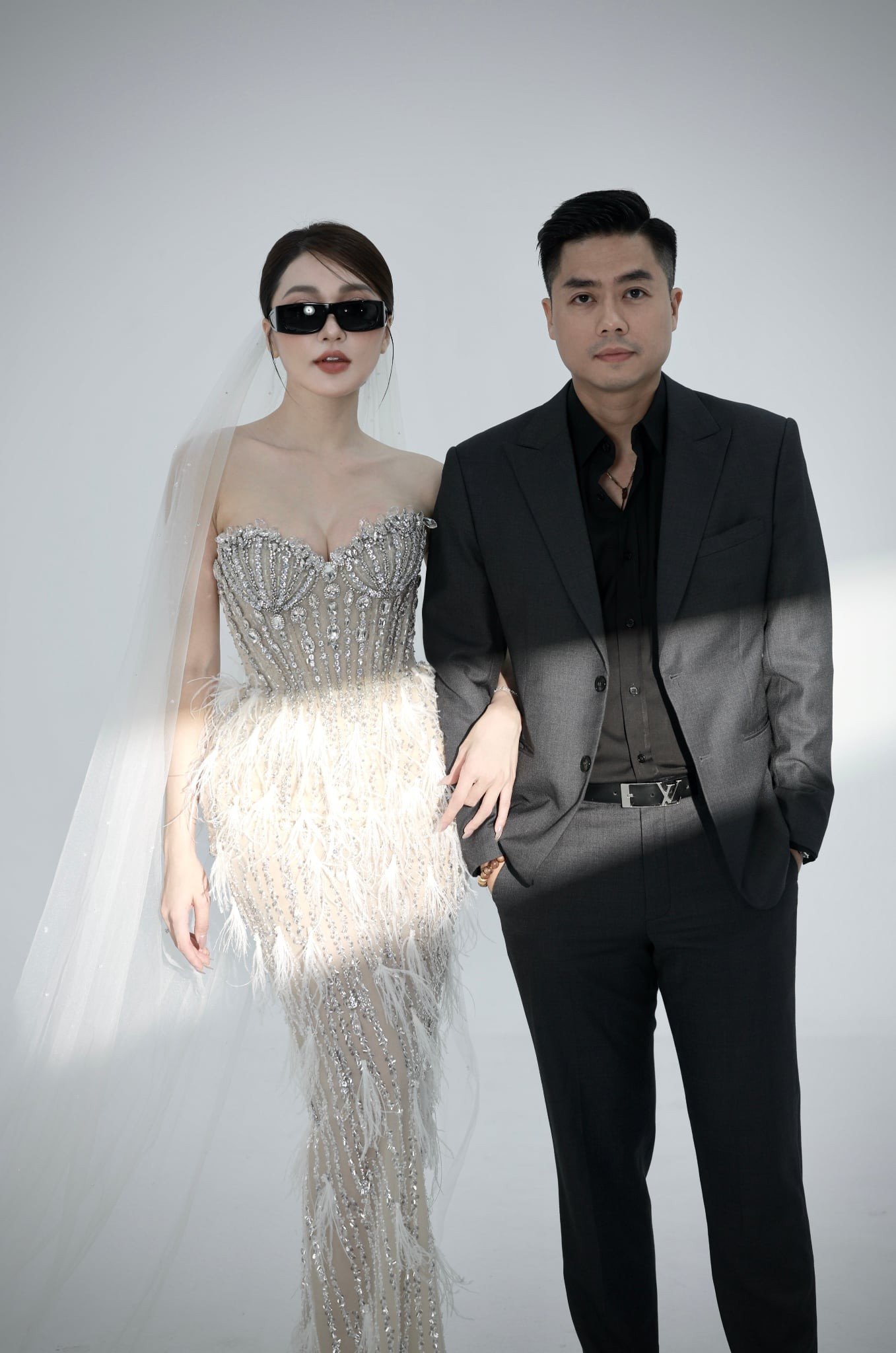 Ảnh cưới của Ngọc Nữ và bạn trai Huy Hoàng.