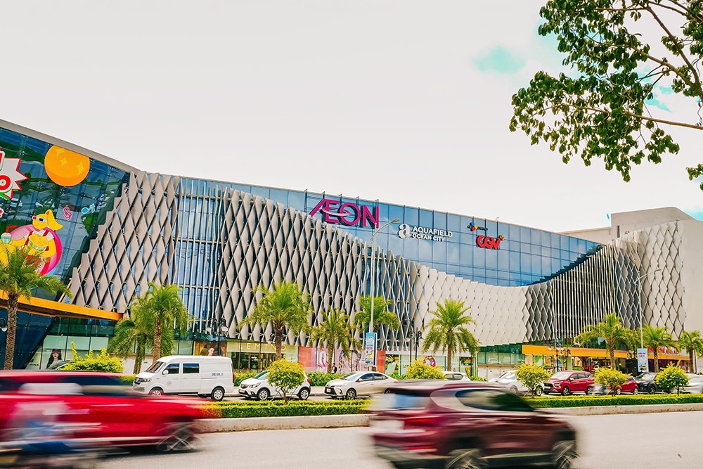 Trung tâm Bách hóa Tổng hợp & Siêu thị AEON Văn Giang. Ảnh: AEON Việt Nam