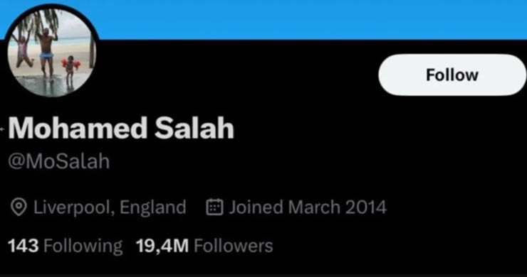 Hình ảnh gây sốc về mạng xã hội của Salah