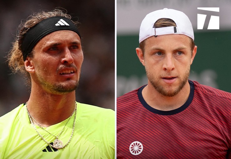 Zverev (bên trái) được đánh giá vượt trội nhưng dĩ nhiên mọi thứ không dễ dàng 