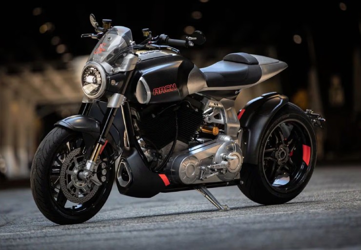 2. Arch 1S (giá £95.000, khoảng 3,33 tỷ đồng) là cruiser hiệu năng cao với động cơ V-twin 2032cc mạnh 140 mã lực, khung thép ống kết hợp khung nhôm CNC và hệ thống treo ARCH/Öhlins FGRT điều chỉnh toàn phần. Được Keanu Reeves ủng hộ, đây là chiếc xe tùy chỉnh đỉnh cao, nổi bật về phong cách hơn là tốc độ thuần túy.