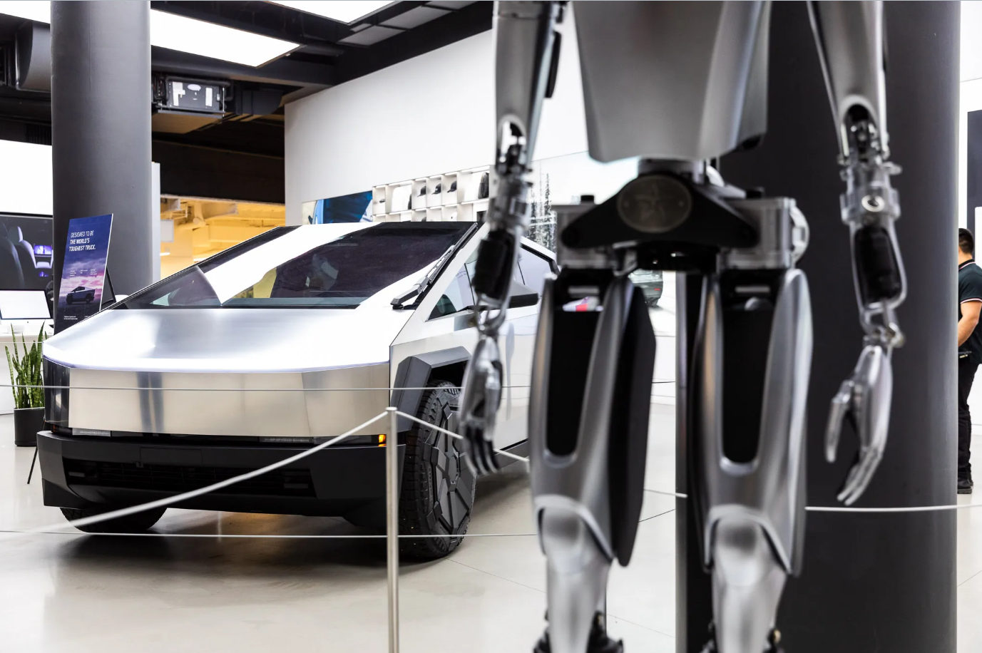 Bên trong nhà máy Tesla.