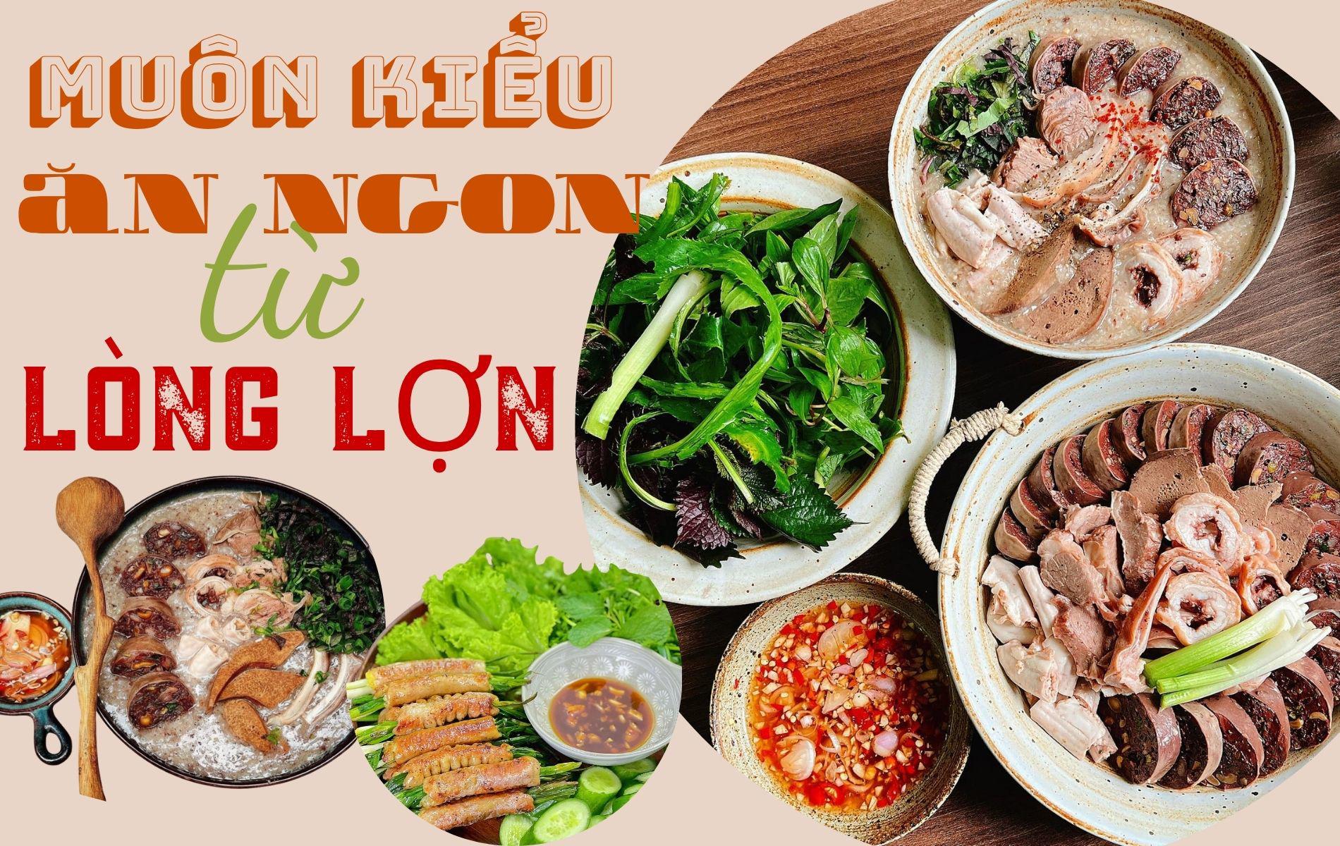 Những món lòng lợn ngon 