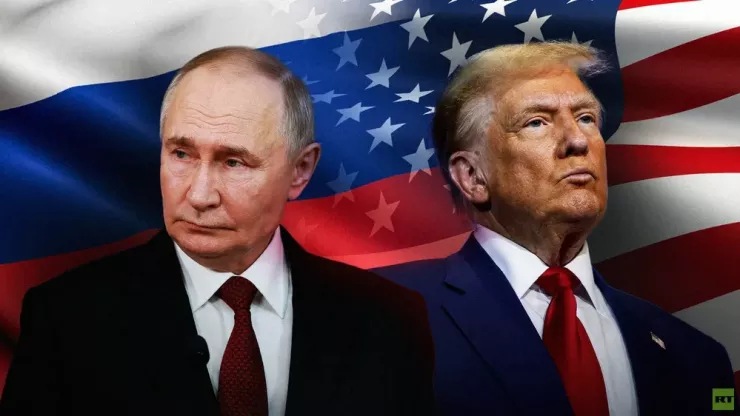 Tổng thống Mỹ Donald Trump (phải) và người đồng cấp Nga Vladimir Putin. Ảnh: RT