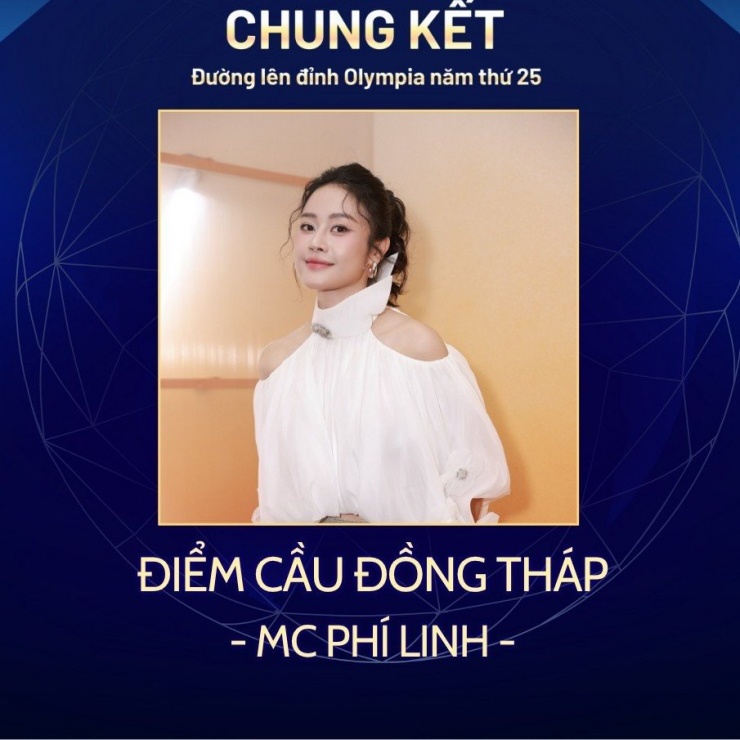 Phí Linh là nhân tố mới của dàn MC điểm cầu năm nay.