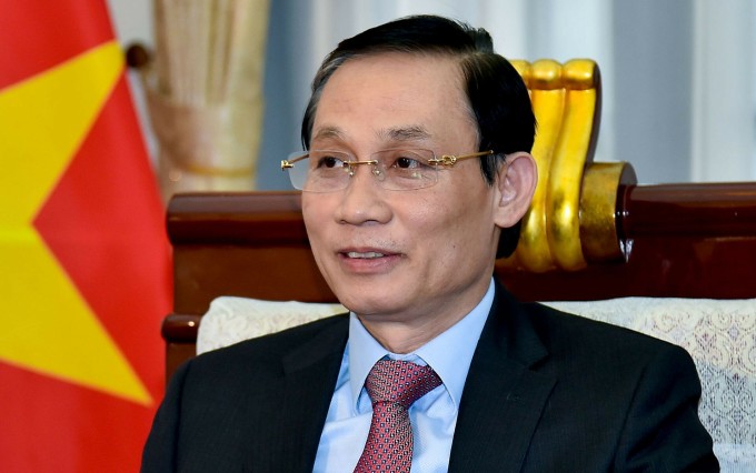 Bộ trưởng Ngoại giao Lê Hoài Trung. Ảnh: Báo Quốc tế