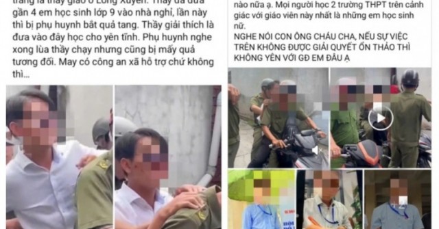 Làm rõ nghi vấn một "thầy giáo ở An Giang dụ học sinh vào nhà nghỉ"