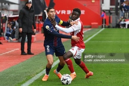 Video bóng đá Brest - PSG: Cú đúp Hakimi (Ligue 1)