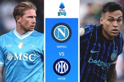 Trực tiếp bóng đá Napoli - Inter Milan: Đại chiến vì ngôi đầu (Serie A)