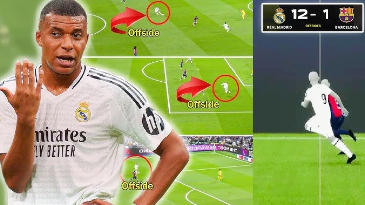 Mbappe liệu có "sập bẫy" việt vị của Barcelona như những trận Siêu kinh điển trước?