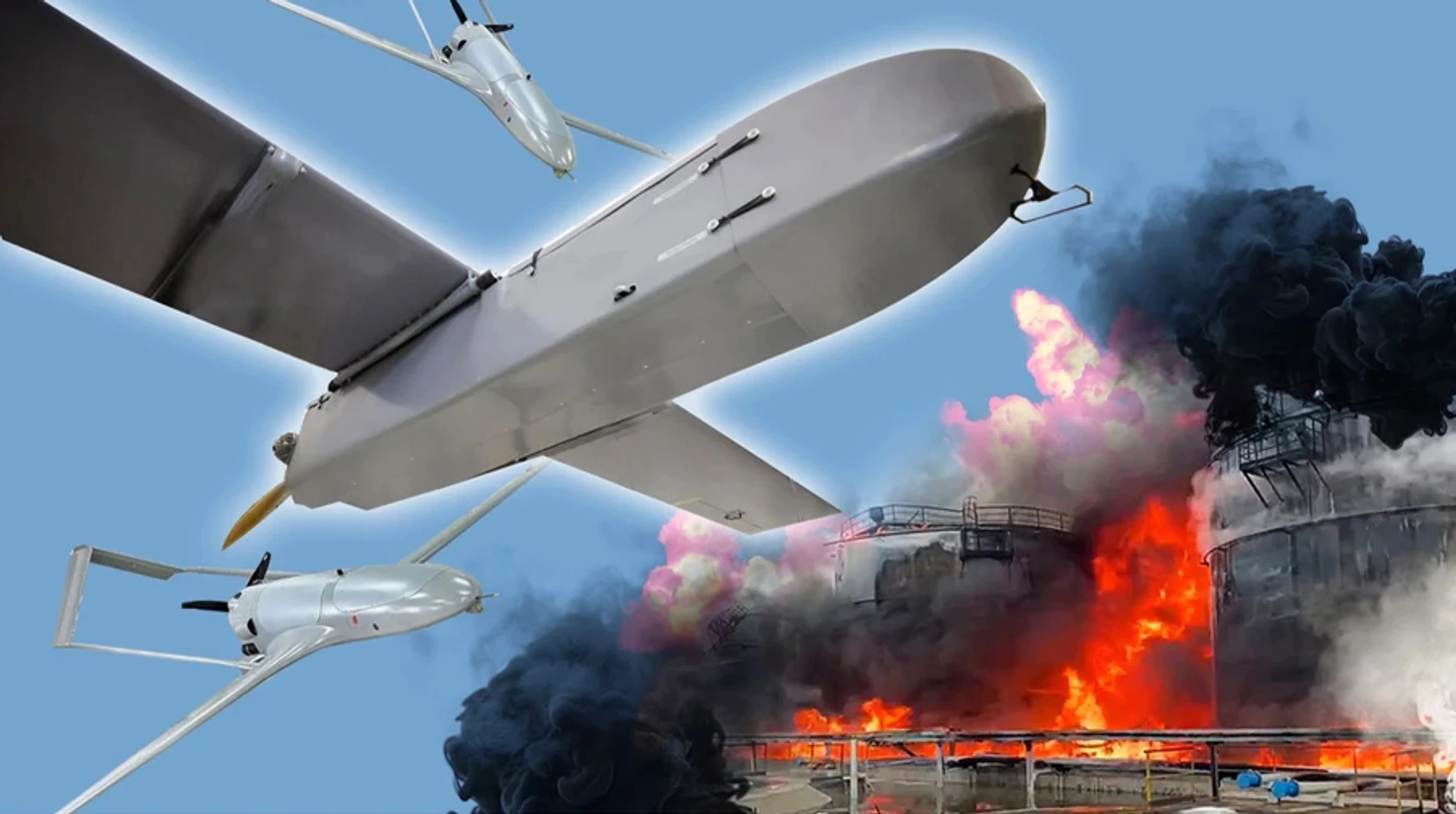 UAV Ukraine liên tục tập kích các mục tiêu ở Nga (ảnh: Pravda)