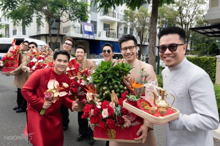 Dàn phù dâu khoe sắc tại đám cưới Quỳnh Châu - 7