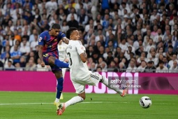 Trực tiếp bóng đá Real Madrid - Barcelona: Mbappe bị từ chối bàn thắng (La Liga)