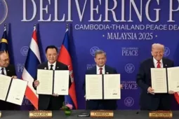 Tổng thống Mỹ Trump chứng kiến Campuchia và Thái Lan ký tuyên bố hoà bình