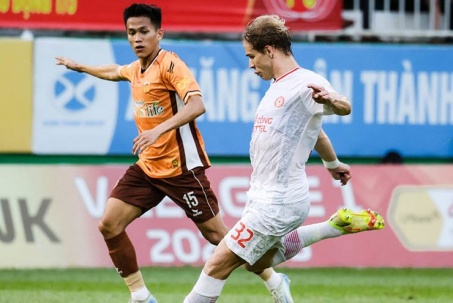 Video bóng đá HAGL - Thể Công Viettel: Sao Việt kiều tỏa sáng, siêu phẩm đá phạt (V-League)