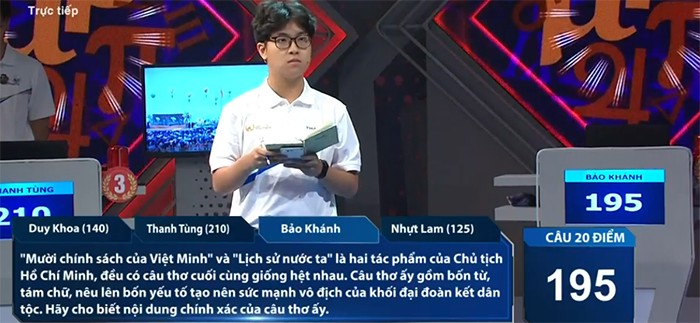 Chung kết Đường lên đỉnh Olympia năm thứ 25: Bảo Khánh giành giải thưởng 50.000 USD - 4