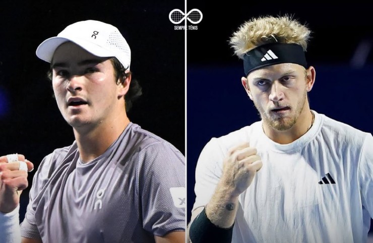 Fonseca (bên trái) hướng tới danh hiệu ATP 500 đầu tiên sự nghiệp