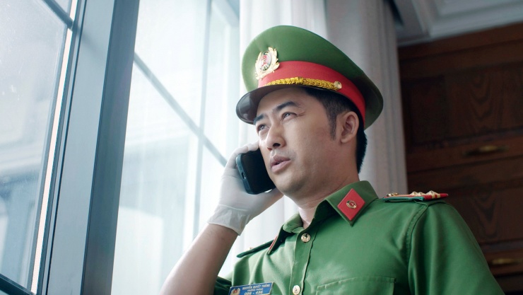 Bảo Anh nói đóng vai công an thì loại trừ các cảnh nóng hay nhạy cảm. 