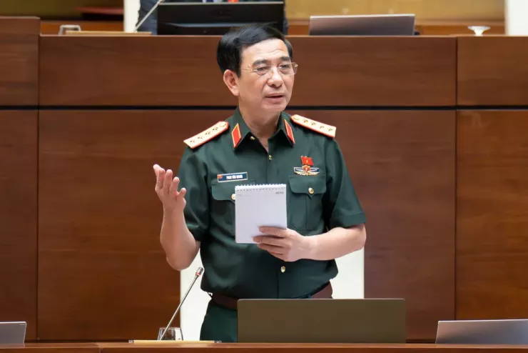 Đại tướng Phan Văn Giang, Bộ trưởng Bộ Quốc phòng. Ảnh: QH