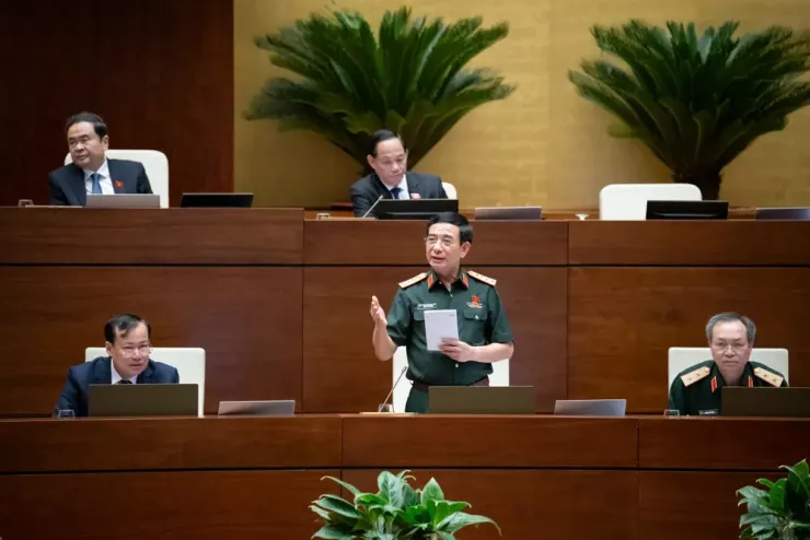 Đại tướng Phan Văn Giang, Bộ trưởng Bộ Quốc phòng. Ảnh: QH