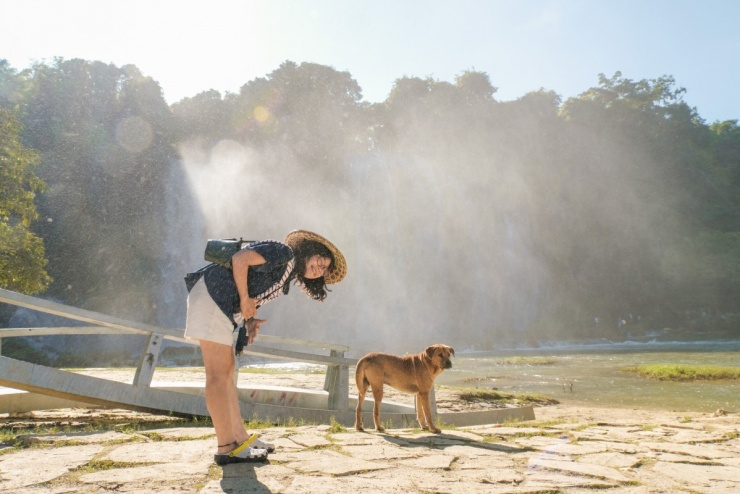 Vẻ đẹp tiên cảnh của thác Bản Giốc vào thu - 5