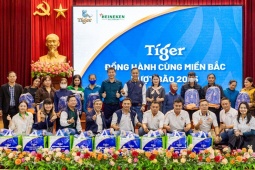 Tiger đồng hành cùng bà con khắc phục hậu quả sau bão lũ
