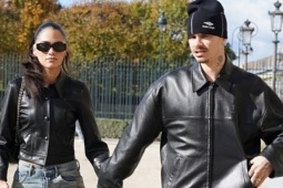 Romeo Beckham nắm tay bạn gái cũ trên phố