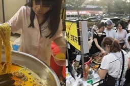 Hành động vô tư của bé gái khiến quán ăn của bố mẹ đắt khách bất ngờ