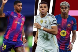Mbappe "gánh đội" đỉnh hơn Yamal, Rashford ghi dấu ấn ở Siêu kinh điển (Clip 1 phút)