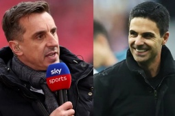 Tin mới nhất bóng đá chiều 27/10: Neville dự đoán Arsenal vô địch với mấy điểm?