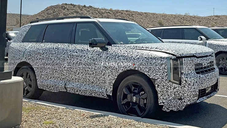 Kia Telluride 2027 chạy thử cùng lớp ngụy trang