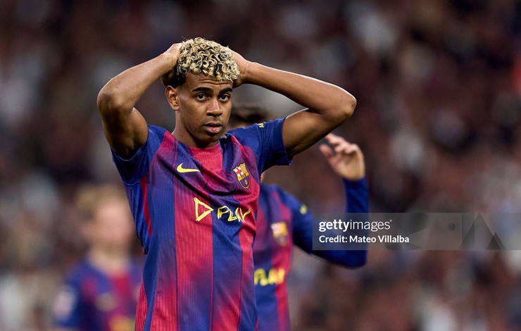 Yamal không thể giúp Barcelona tránh khỏi thất bại trước Real Madrid