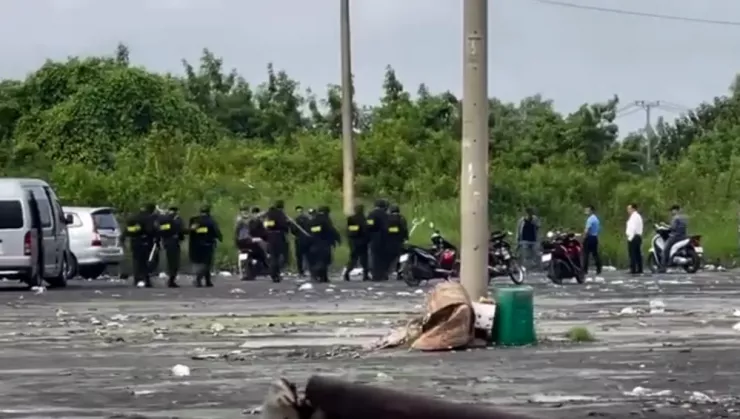 Công an TP.HCM nhanh chóng triển khai lực lượng bắt được Tân. Ảnh: CA