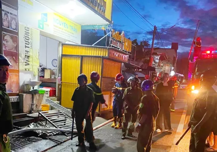 Vụ cháy xảy ra sáng ngày 19-10.