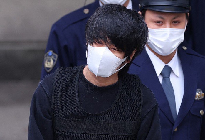 Bị cáo Tetsuya Yamagami. Ảnh: Mainichi