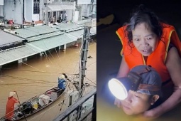 Lũ lịch sử, nhiều bệnh viện tại Huế chìm sâu, sạt lở khắp nơi ở Đà Nẵng