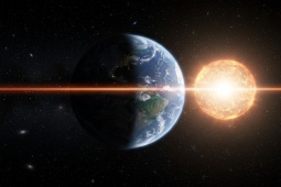 Sự đối xứng hai bán cầu Bắc - Nam của Trái Đất bị phá vỡ