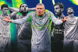 Man City thành đội bóng 1 người, Haaland không ghi bàn là "tắt điện"