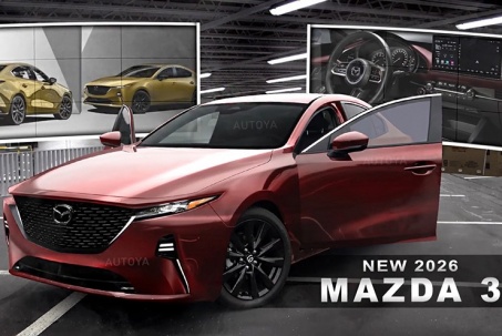 Đây là cái nhìn sớm về diện mạo mới của Mazda3 2026