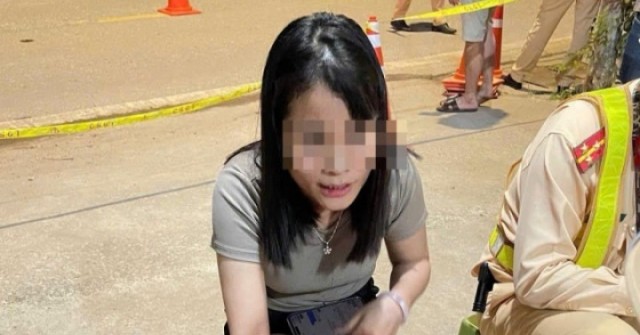 Một cô gái vi phạm nồng độ cồn gần gấp 2 lần mứ...