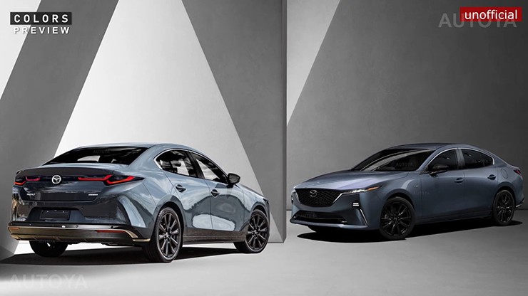 Đây là cái nhìn sớm về diện mạo mới của Mazda3 2026 - 2