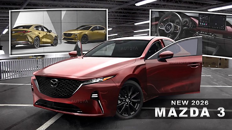 Đây là cái nhìn sớm về diện mạo mới của Mazda3 2026 - 1