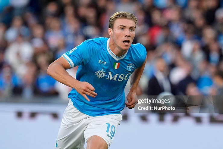 Hojlund đang trải qua quãng thời gian hạnh phúc ở Napoli